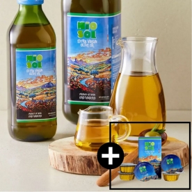 [미오솔] 냉압착 엑스트라 버진 올리브 오일 500ml + 50ml 증정(1세트) (무료배송)