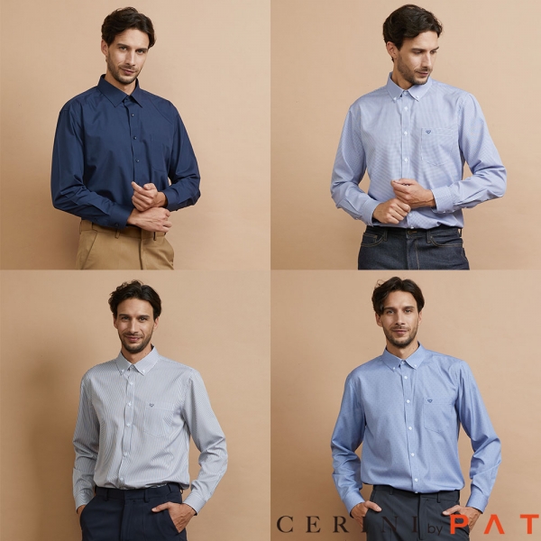 [CERINI by PAT] 남성 워셔블 스판 셔츠 (무료배송)