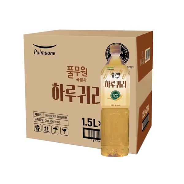 [반짝특가] [임박] [풀무원] 하루귀리 곡물차 1.5L x 12개입 (무료배송)