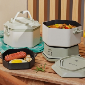 [KOSELIG] 휴대용 냄비 프라이팬 멀티쿠커  (무료배송)