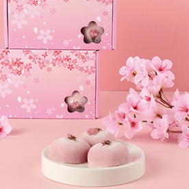 [리타방앗간] 사랑을 전하는 벚꽃찹쌀떡 70g x 6개입(개별포장) (무료배송)