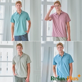 [Relax Plus] 남성 포켓 반팔 카라티 (무료배송)