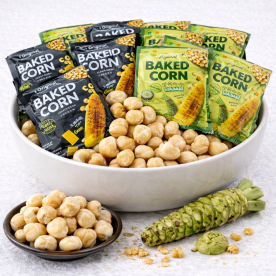 콘스낵 옥수수맛+와사비맛 스낵볼 20g x 18개 (맛별 9개씩) (무료배송)