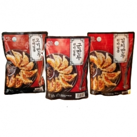 [천하일품] 생고기가득 건강안심 고기/김치/군만두 500g x3팩/x8팩 골라담기 (무료배송)