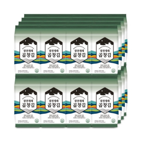 [1+1] [해의락] 광천 곱창 도시락김 4g x 16봉(총 32봉) 외 1종 (무료배송)