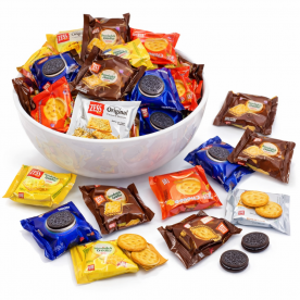 [반짝특가] 9종 다양한 크림 바삭한 커피크래커 48개 (비스켓 탕비실간식) (무료배송)