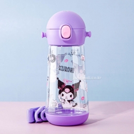 쿠로미 더보틀 원터치 어깨끈 트라이탄 물통 x 1개 (무료배송)