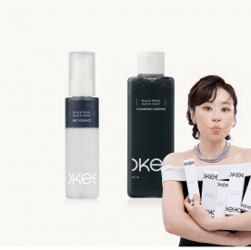 [오키뷰티] 최강 동안 비법 흑진주 흑효모 미스트 에센스 80ml+클렌징 에센스 150ml (무료배송)