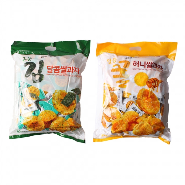 구운김 달콤 쌀과자/허니 쌀과자 900g(2개이상) (무료배송)