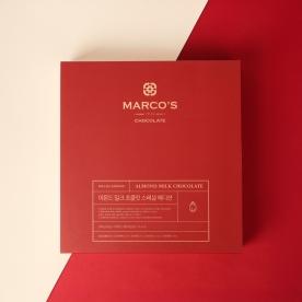 [Marcos] 아몬드 밀크초콜릿 선물세트 200g(쇼핑백 미포함)(2개이상) (무료배송)