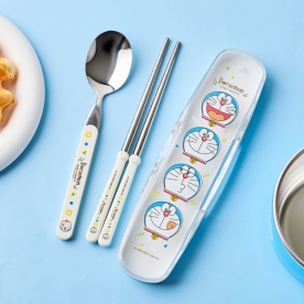 도라에몽 심플 스푼젓가락 케이스세트 x 1개 (무료배송)
