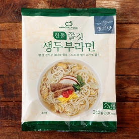 [한둘푸드] 쫄깃 생두부라면(멸치맛) 342g(2인분) x 5봉 (무료배송)
