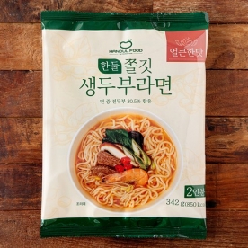 [한둘푸드] 쫄깃 생두부라면(얼큰한맛) 342g(2인분) x 6봉 (무료배송)