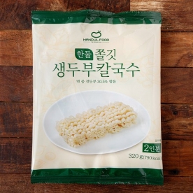 [한둘푸드] 쫄깃 생두부면 320g x 8봉(스프x) (무료배송)