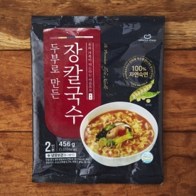 [한둘푸드] 두부로 만든 장칼국수 456g(2인분) x 6봉 (무료배송)