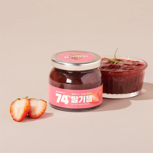잼민트 74% 고함량 딸기잼 165g