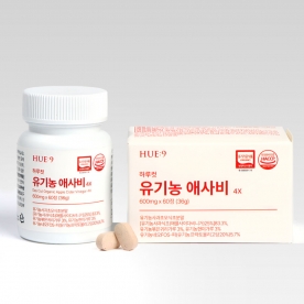 [휴나인] 하루컷 유기농 애사비 정 600mg x 60정 (무료배송)