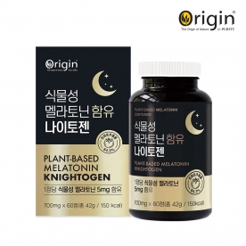 [2개월분] 오리진 식물성 멜라토닌 함유 나이토젠 5mg 700mg*60정 (무료배송)
