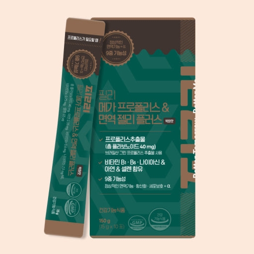 [필리] 메가 프로폴리스&면역젤리 플러스 15g*10포 x 1케이스
