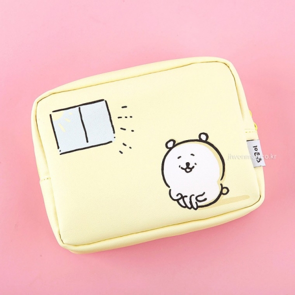 담곰이 노랑 사각 파우치 x 1개 (무료배송)