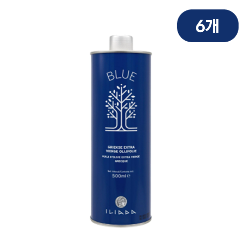 이리아다 블루 그린 엑스트라버진 올리브오일 500ml x 6개 (무료배송)
