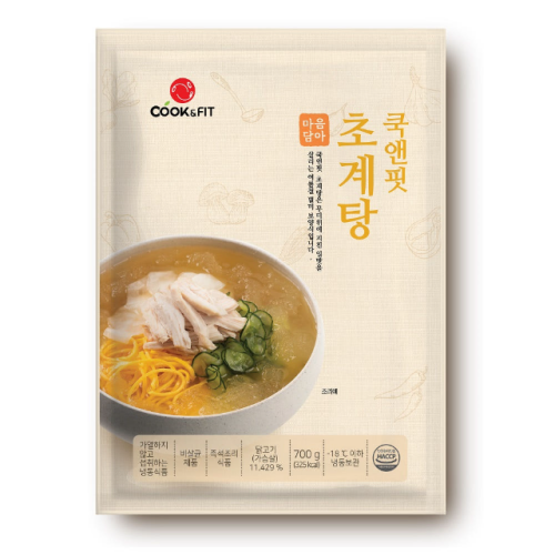 [3시마감] [임박특가] 쿡앤핏 마음담아 초계탕 700g*5팩 x 1박스 (총 3.5kg) (무료배송)
