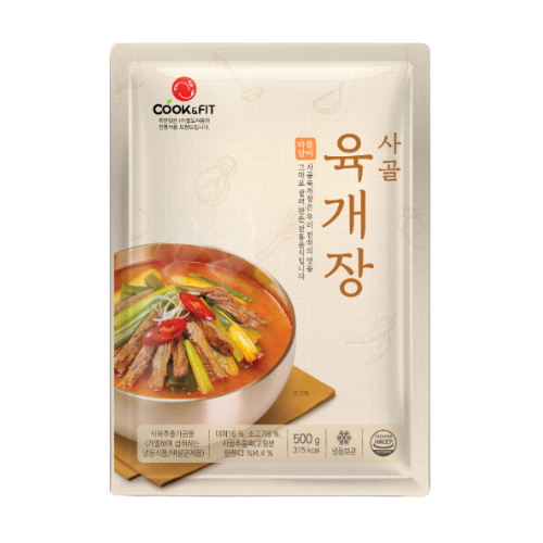 [토란s특가] [쿡앤핏] 마음담아 사골육개장 500g*8팩 x 1박스 (총 4kg) 외 2종 (무료배송)