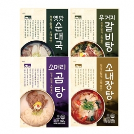 [고향식품] 옛맛 소머리 곰탕/옛맛 순대국 600g 외 골라담기 (무료배송)