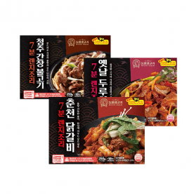 [토란s특가] [동방생고기] 7분렌지조리 3종 골라담기 (간장불고기/두루치기/닭갈비) (4개이상 구매가능)  (무료배송)