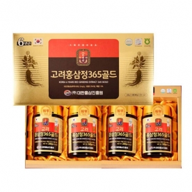 [대한홍삼진흥원] 고려홍삼정 365골드 240g*4병 (+쇼핑백) (무료배송)