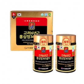 [대한홍삼진흥원] 고려홍삼정 365골드 240g*2병 (+쇼핑백) (무료배송)