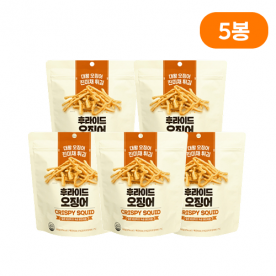 [오늘만!특가] [오희숙전통부각] 생자연 후라이드 오징어 100g x 5봉 (무료배송)