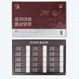 [추석특가] [김포파주인삼농협] 프리미엄 홍삼 양갱 40g*15개 외 1종+쇼핑백제외 (무료배송)