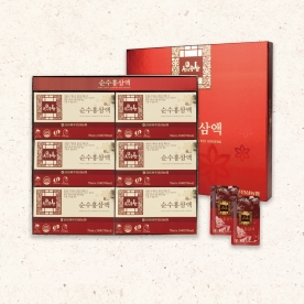 [천년송삼] 농협 6년근 순수 홍삼액 70ml*60포 x1박스 외 1종+쇼핑백포함 (무료배송)