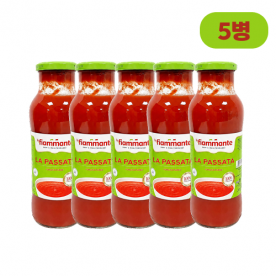 [입고특가] 이탈리아 라피아만떼 토마토퓨레 690g x 5병 (무료배송)
