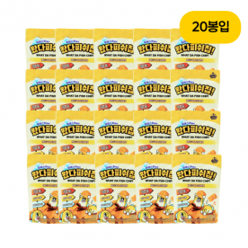 [반짝특가] [NO밀가루] 단백질스낵 왔다피쉬칩 버터구이 오징어맛 30g x 20봉 (무료배송)