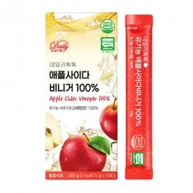 [데일리큐어] 데일리톡톡 애플사이다비니거 100% (15gx15포)*10개 x 1박스 (무료배송)