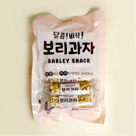 [소량입고] 달콤!바삭! 보리과자 84g*24개 x 1박스 (낱개 144개) (무료배송)