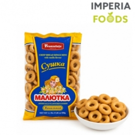 [임박특가] 프란젤루타 바닐라 크리스프 브레드링 500g*12입 X 1박스 (총 6kg, 개당 1,325원) (무료배송)