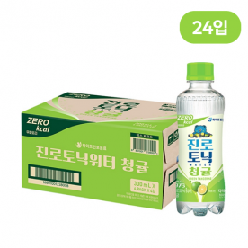 [입고특가] 제로칼로리 진로 토닉워터 청귤 300ml*24입 x 1박스 (무료배송)