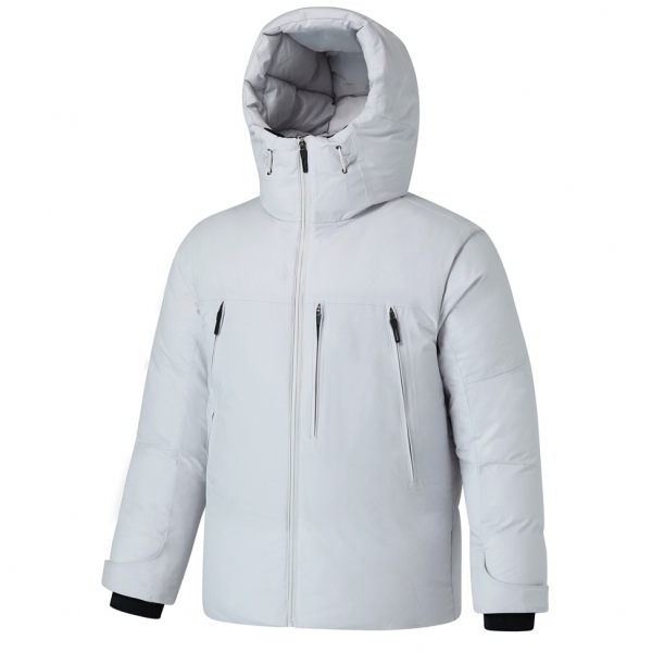 하프패딩점퍼 연그레이