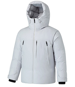 하프패딩점퍼 연그레이