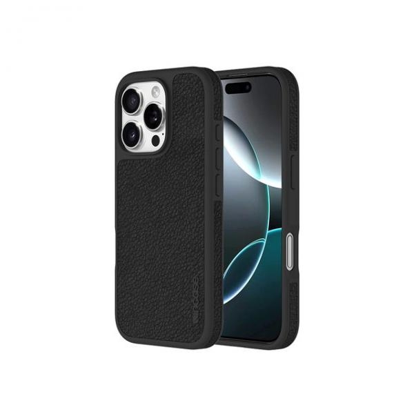 아이콘 아이폰16프로 맥세이프 케이스 블랙 레더 INPH190390-LHOB