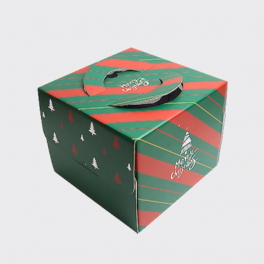 크리스마스 케익상자 1호 (1,2호 케이크용, 트리,일반 겸용)