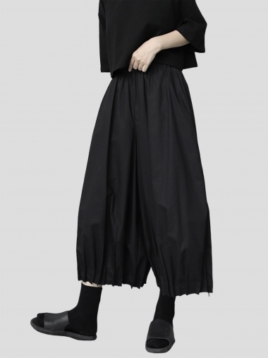 Lantern pants pleated trousers