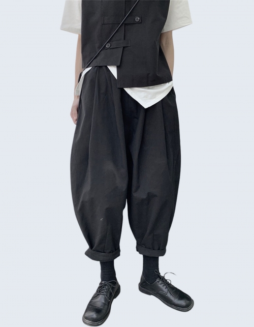 balloon tapered trousers