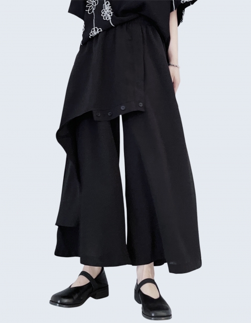 Chiffon Cape Pants