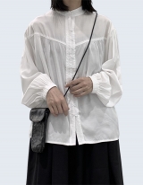 French pleated shirt