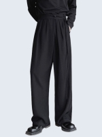 side tie casual elastic pants