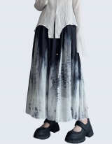 summer gradation gauze skirt